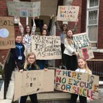 Southbank Hampstead climate change protet