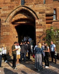 A level results day Abbey Gate College